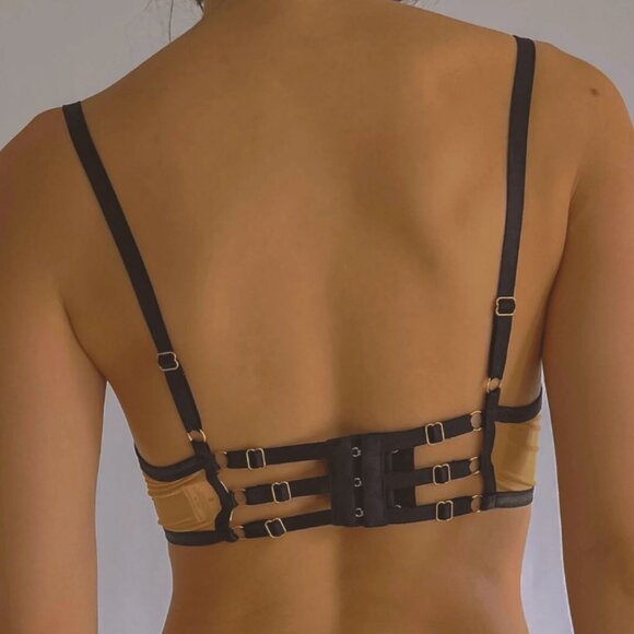 Empress Mimi "Zazzy Zelda Bra" in Black (L) - Picture 2 of 5